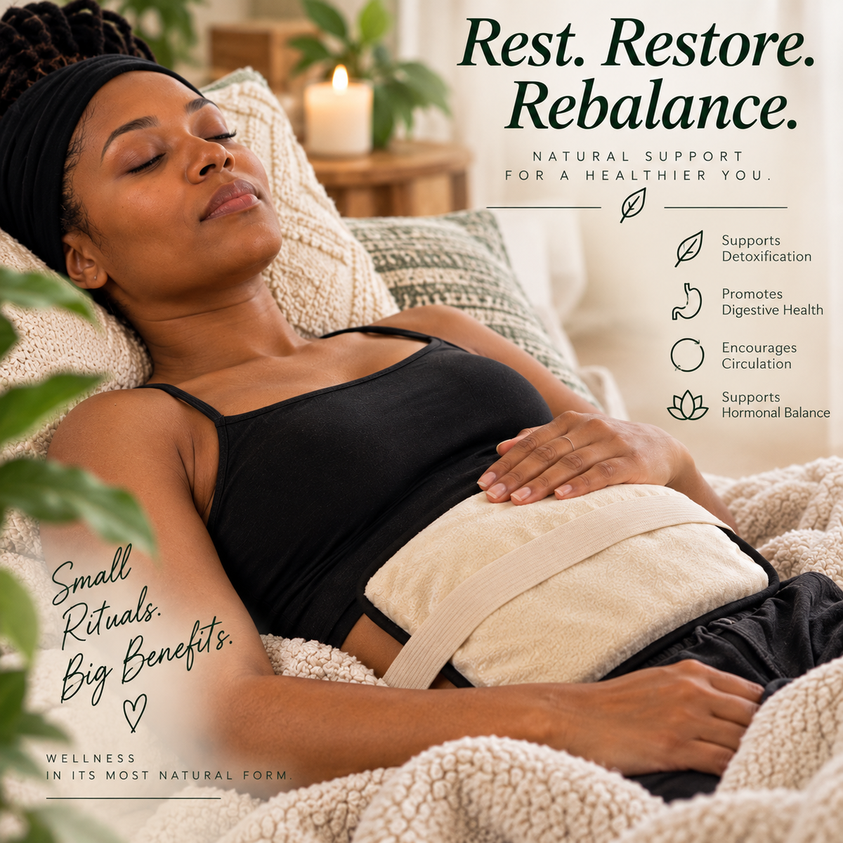 Dr. Lou's Castor Oil Pack™ | Botanical Wellness Wrap